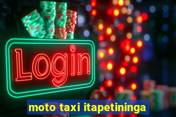 moto taxi itapetininga